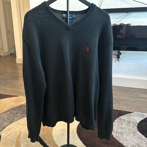 Polo Ralph Lauren Black V-Neck Sweater